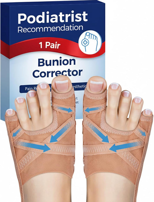 Bunion Corrector, Breathable Big Toe Straightener for Women and Men, Bunion Fix and Relief